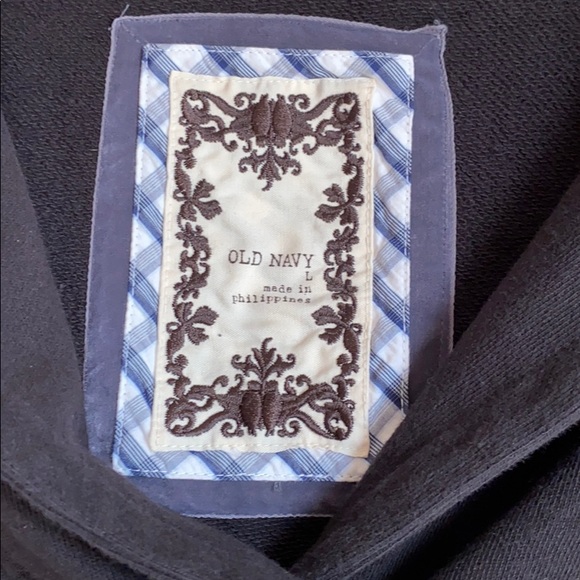 Old Navy Hoodie Pullover Sweatshirt Sz: L Black - Picture 2 of 8